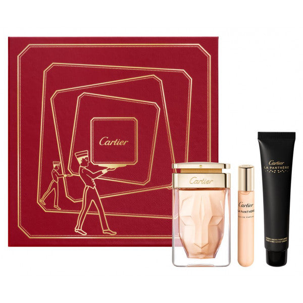 A Pantera Edp Estuche - Cartier : Tamaño EDP 75ML + Crema de manos 40ML + Mini - 1