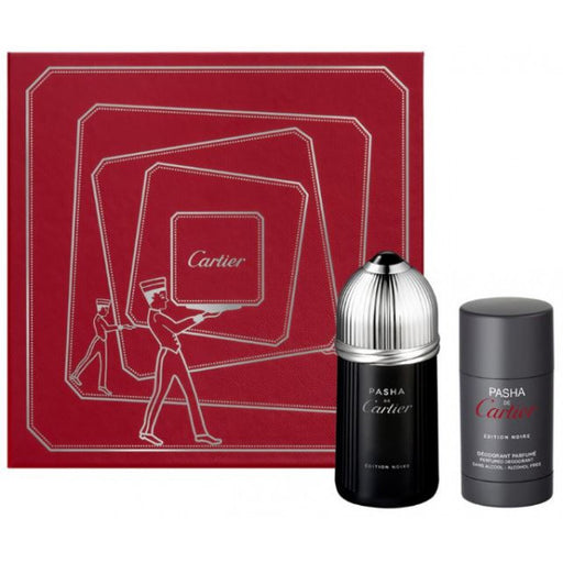 Pasha Black Edition Estuche - Cartier : Tamaño EDT 100ML + Desodorante Stick 75ML - 1