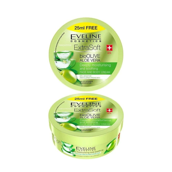 Creme Facial e Corporal Extra Suave Biooliva Aloe Vera - Eveline - 1