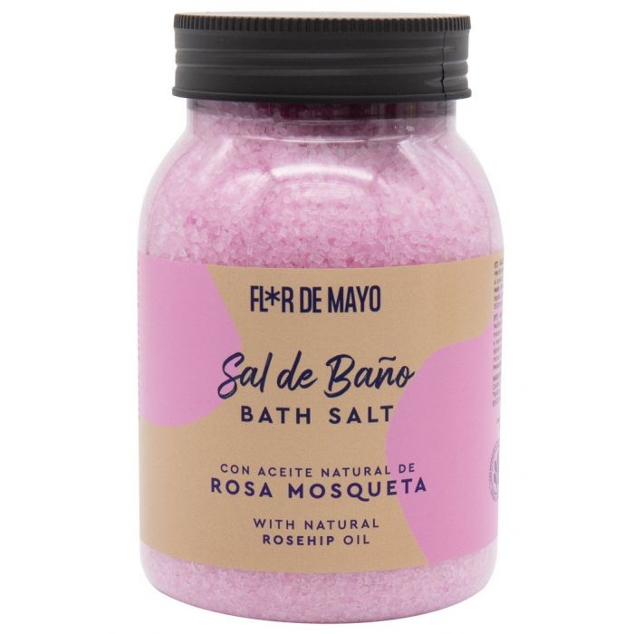 Sal de banho de rosa mosqueta - Flor de Mayo : 650gr - 1
