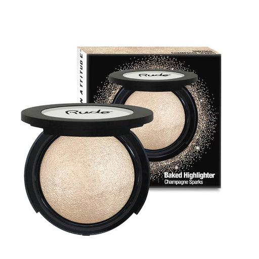 Baked Shimmer - Iluminador facial - Rude : Champagne Sparks - 1