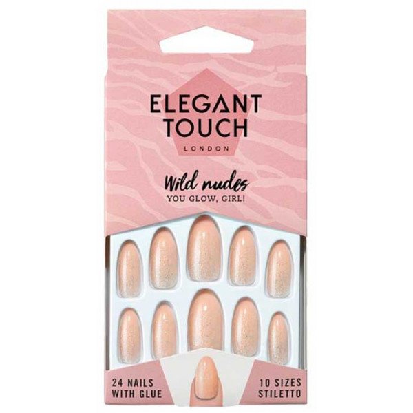 Unhas postiças nudes selvagens - Elegant Touch : You Glow, Gir! - 1