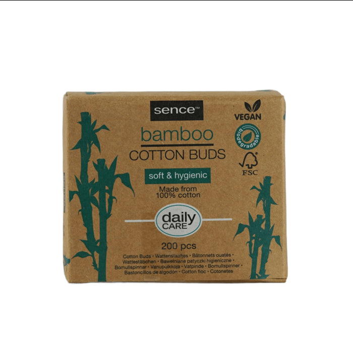 Cotonetes para Ouvidos com Haste de Cana-de-Açúcar - Sence Beauty - 1