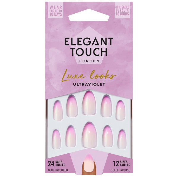 Unhas postiças looks luxuosos - Elegant Touch : Ultra violet - 1