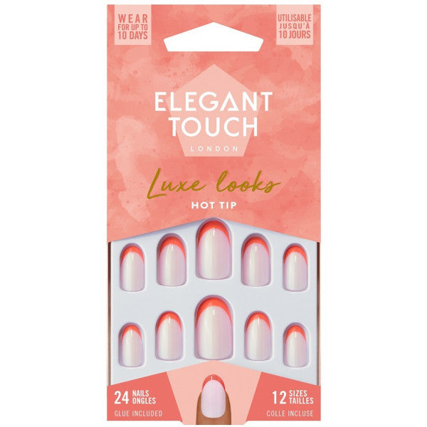 Unhas postiças looks luxuosos - Elegant Touch : Hot Trip - 1
