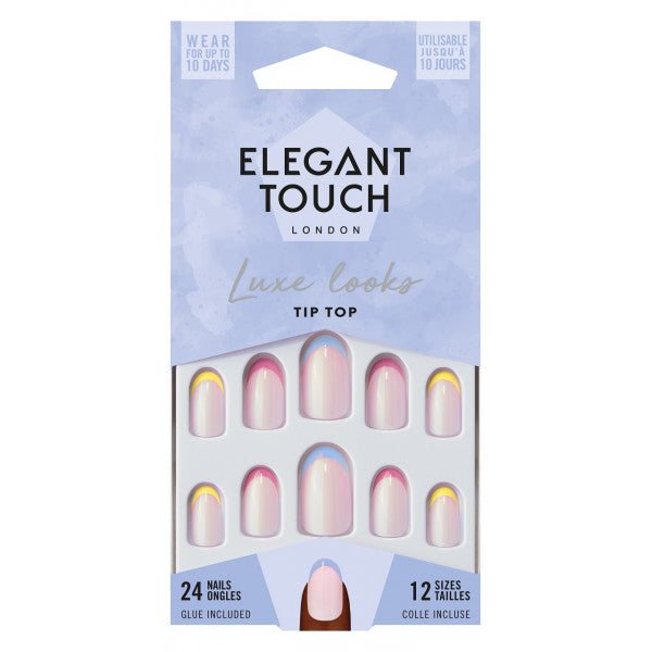Unhas postiças looks luxuosos - Elegant Touch : Tip Top - 1