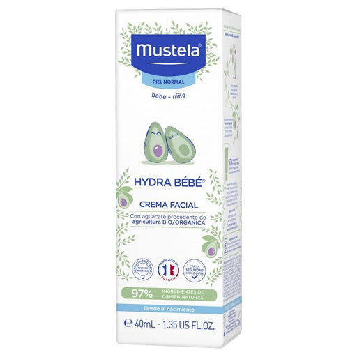 Creme facial Hydra bebê - Mustela - 1