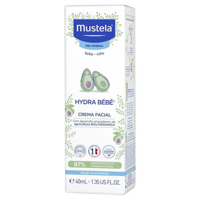 Creme facial Hydra bebê - Mustela - 1