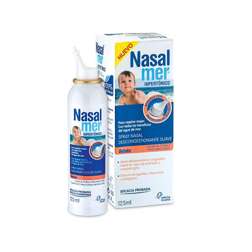 Nasalmer Spray Nasal Hipertônico Bebê - Omega Pharma - 1