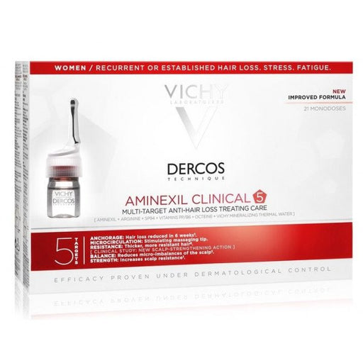Dercos Aminexil Clinical Mulher Ampolas Antiqueda - Vichy - 1