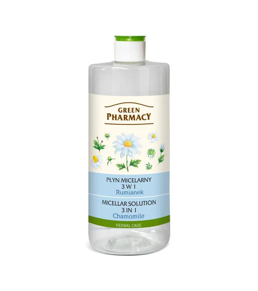Água Micelar 3 em 1 - Green Pharmacy : Camomila 500ml - 1