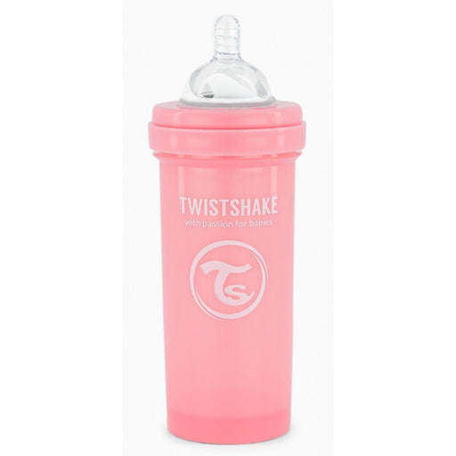 Garrafa anti-cólica rosa - Twistshake: 260 ml - 1