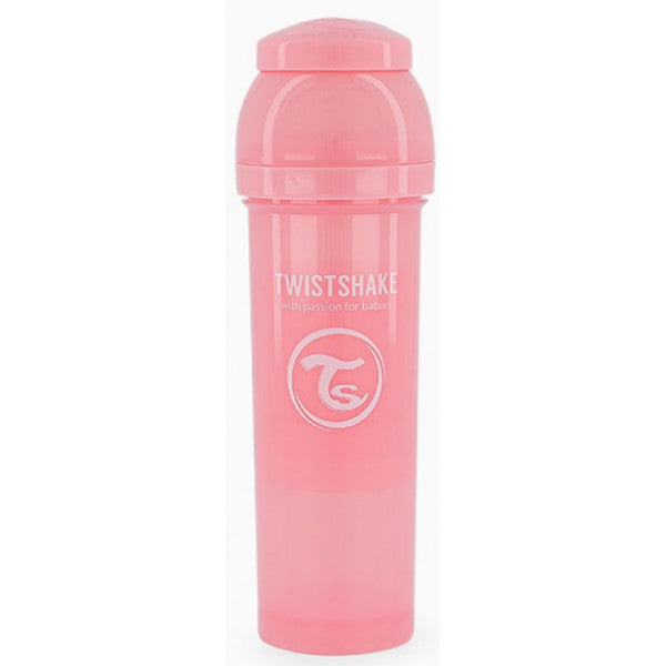 Garrafa anti-cólica rosa - Twistshake: 330 ML - 2