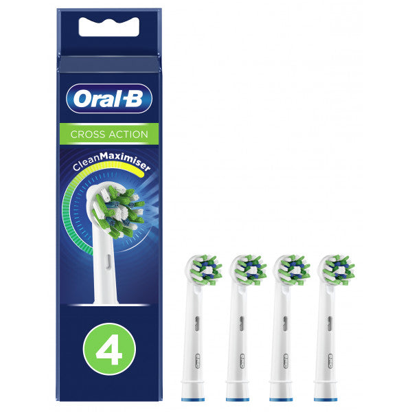 Conjunto de 4 cabeças de reposição Crossaction - Oral-b - 3