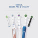 Conjunto de 4 cabeças de reposição Crossaction - Oral-b - 5