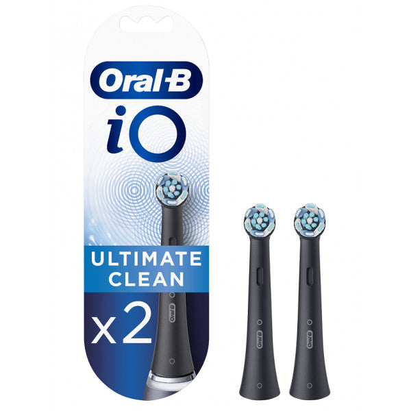 Conjunto de 2 Unidades de Cabeças de Reposição Io Ultimate Clean Black - Oral-b - 1