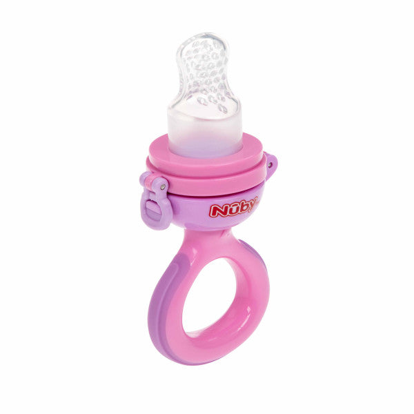 Alimentador de Nibbler de Silicone - Nuby : Rosa - 2