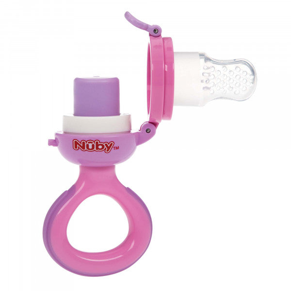 Alimentador de Nibbler de Silicone - Nuby : Rosa - 7