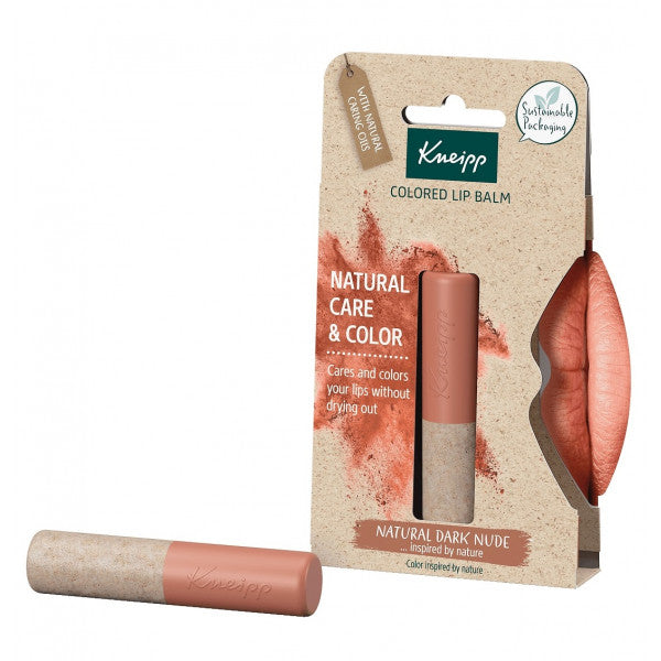 Bálsamo labial colorido - Kneipp : Natural Dark Nude - 3