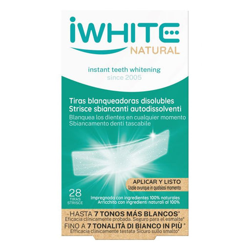 Tiras Branqueadoras Dentais Naturais - Iwhite - 1