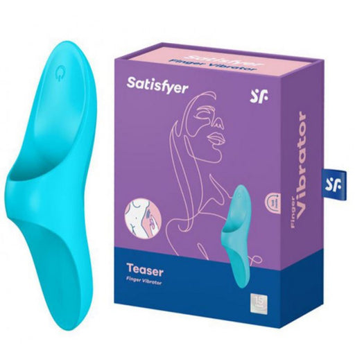 Vibrador de Dedo Teaser - Satisfyer : Azul - 1