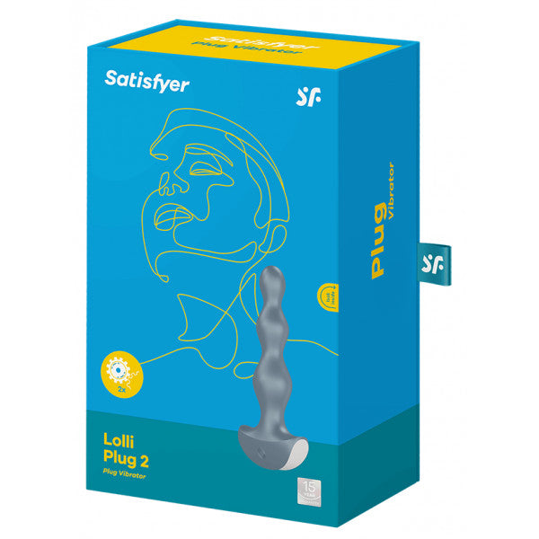 Lolli Plug 2 Vibrador Anal - Satisfyer : Gris - 2