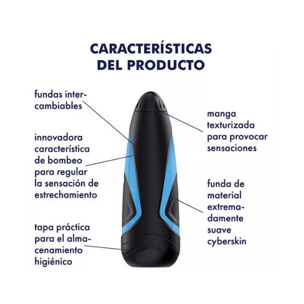 Masturbador Men One: Azul - Satisfyer - 2