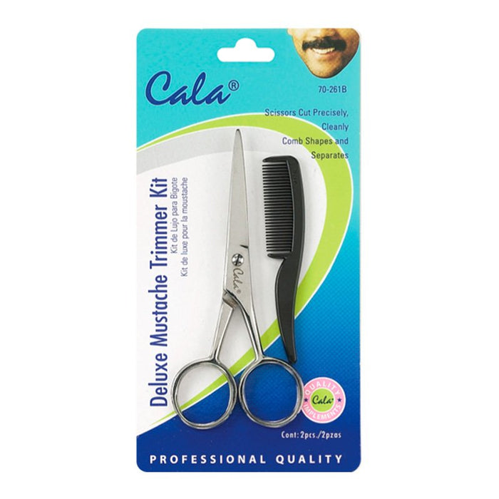 Conjunto para aparar barba e bigode - Deluxe - Cala - 1