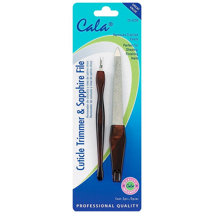 Conjunto de arquivos + cortador de cutícula - Cala - 1