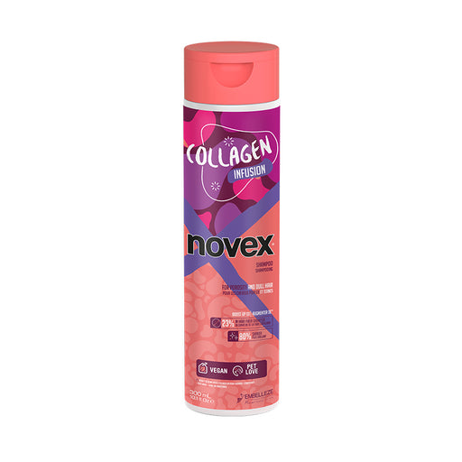 Shampoo Colágeno - Cabelos porosos e opacos - Novex - 1