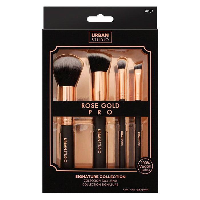 Set de Brochas - Coleção Signature Rose Gold (4 unidades) - Cala - 1