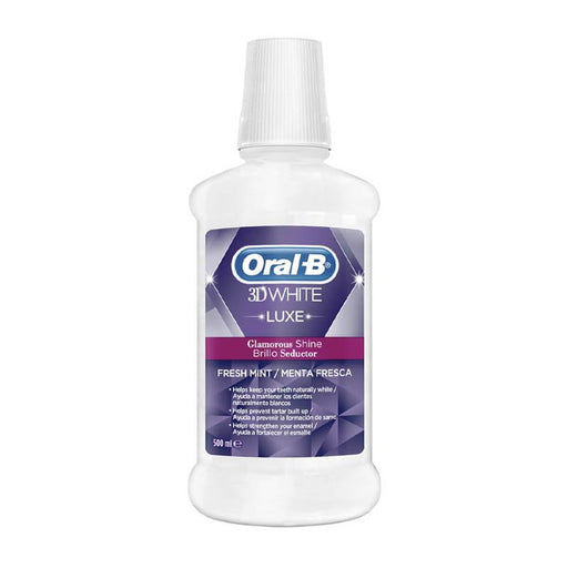 Colutorio 3d White - Luxe Brillo 500ml - Oral-b - 1