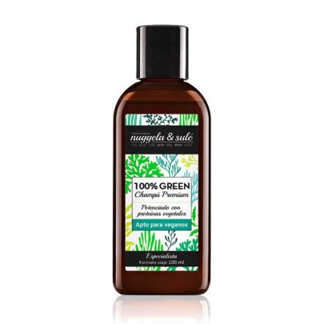 Shampoo 100% Verde - Adequado Vegans Travel Format 100ml - Nuggela & Sulé - 1