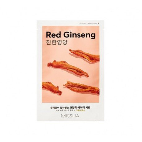 Máscara Airy Fit Sheet - Ginseng Vermelho - Missha - 1