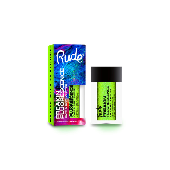 Brilho para Rosto e Corpo de Fluorescência Intensa - Rude : Rave Wave - 1