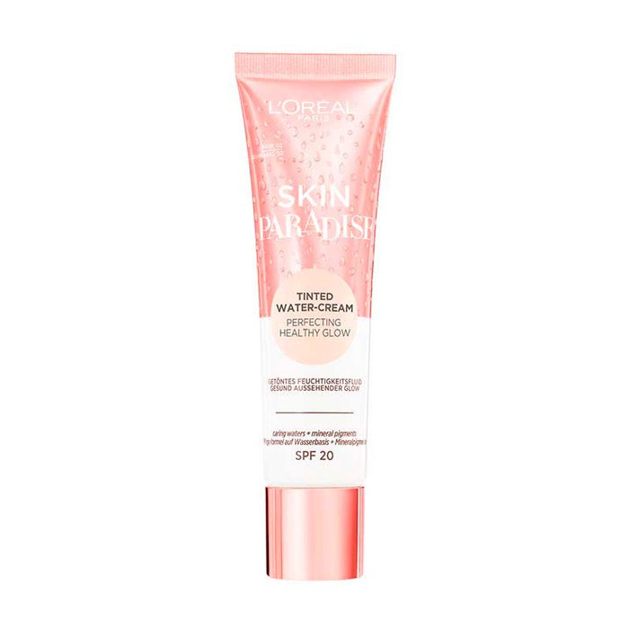 Crema Hidratante con Color - Skin Paradise Fair 02 - L'oreal Paris - 1