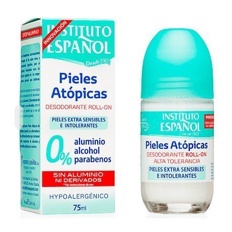 Roll on desodorante 75 ml - Pele Atópica - Instituto Español - 1