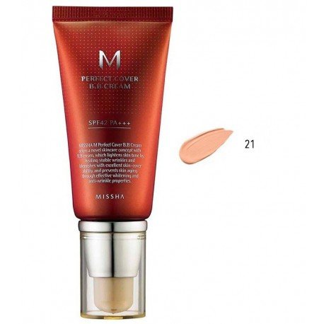 Bb Cream M Perfect Cover Spf42/pa+++ - 50 ml - Missha - 6