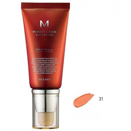 Bb Cream M Perfect Cover Spf42/pa+++ - 50 ml - Missha - 7