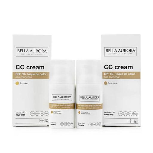 Cor Creme + Antimanchas Spf50+ - Bella Aurora - 1