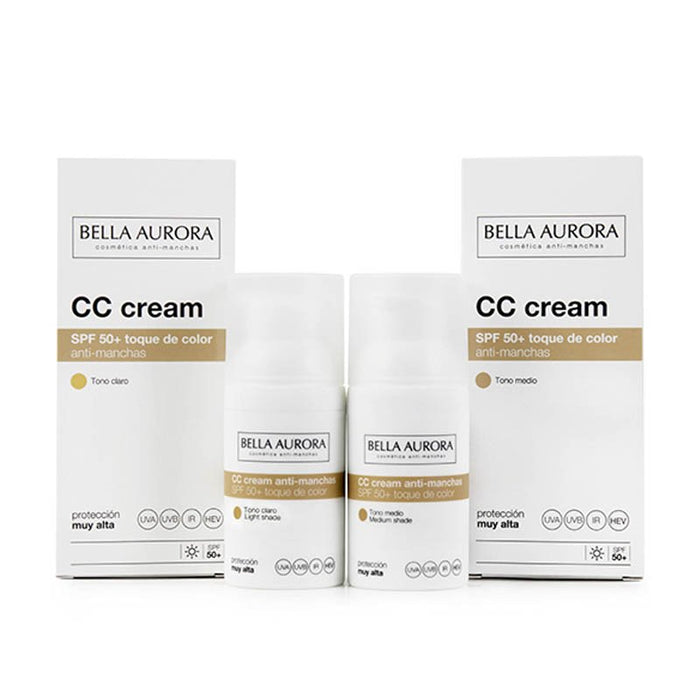 Cor Creme + Antimanchas Spf50+ - Bella Aurora - 1