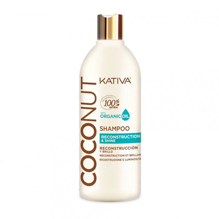 Shampoo Revitalizante e Brilhante com Óleo de Coco Orgânico 250 ml - Kativa - 1