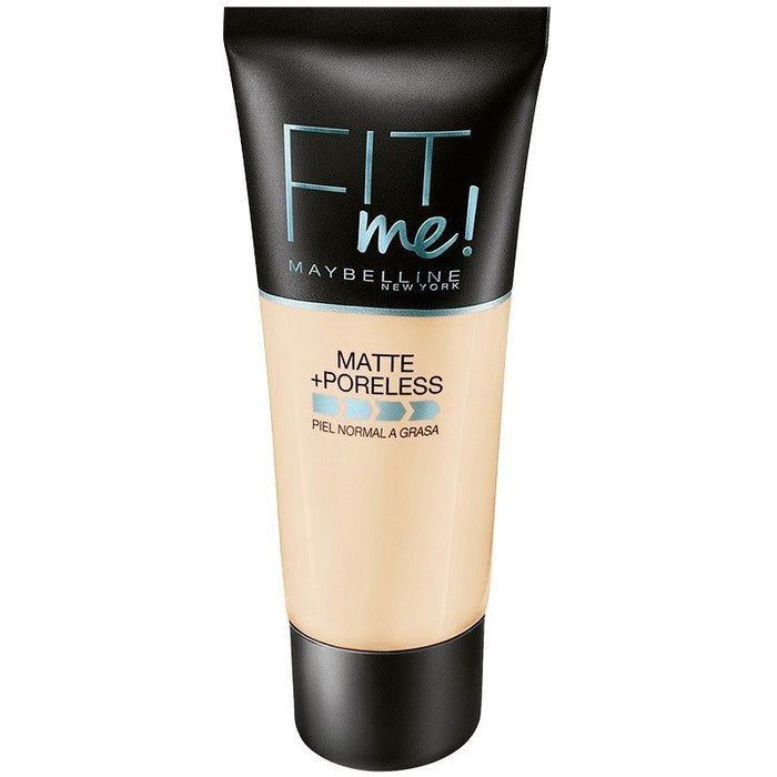 Base de Maquilhagem Fit Me Matte Poreless - Maybelline : 100 Warm Ivory - 1
