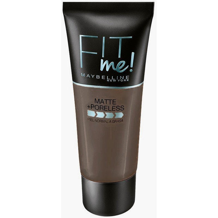 Base de Maquilhagem Fit Me Matte Poreless - Maybelline: Color - Base de Maquillaje Fit Me Matte Poreless - 380 Rich Expresso