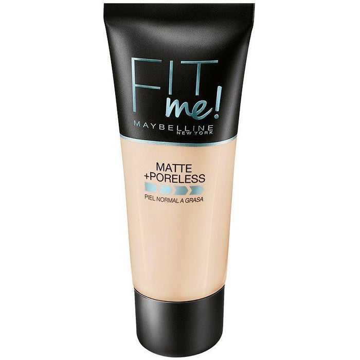 Base de Maquilhagem Fit Me Matte Poreless - Maybelline: Color - Base de Maquillaje Fit Me Matte Poreless - 101 True Ivory