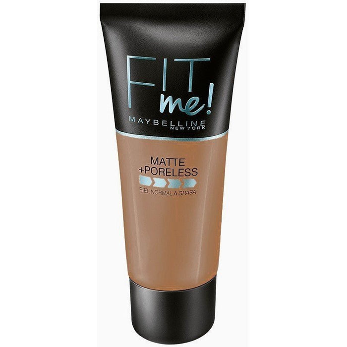 Base de Maquilhagem Fit Me Matte Poreless - Maybelline: Color - 350 Caramel