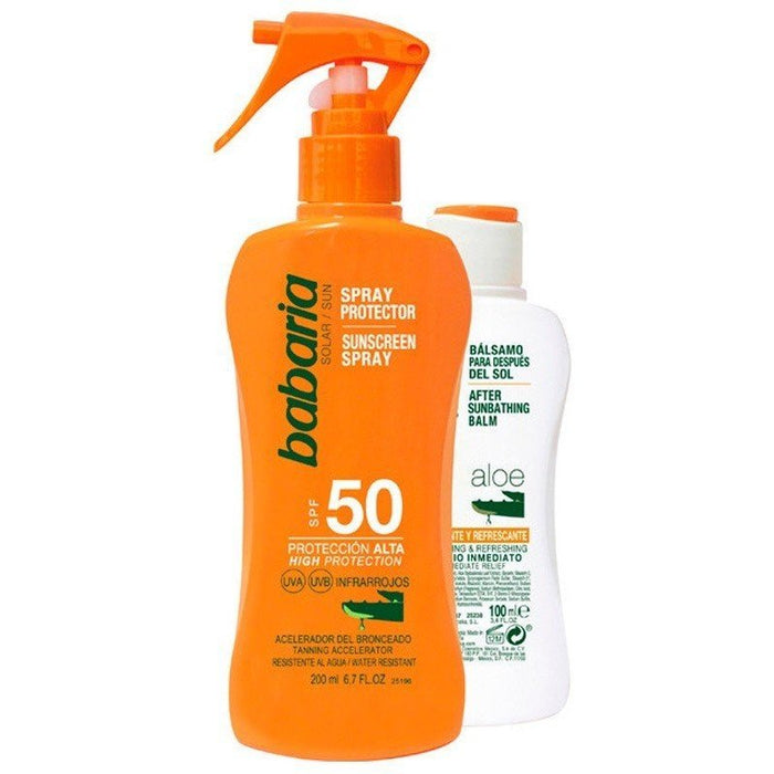 Spray Protetor Solar Aloe Spf50 + After Sun - Babaria - 1