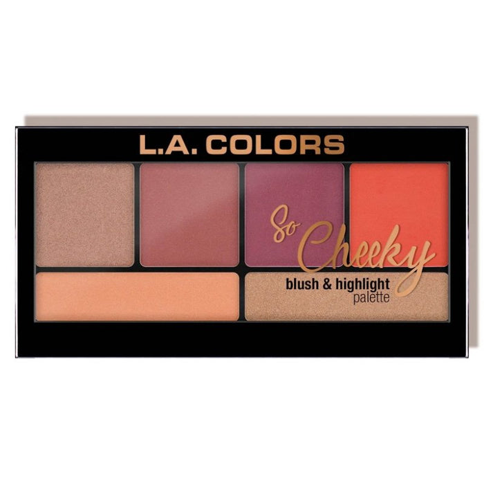 paleta de blush e iluminador so Cheeky - L.A. Colors : Hot and Spicy - 1