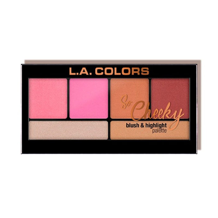 paleta de blush e iluminador so Cheeky - L.A. Colors - 1