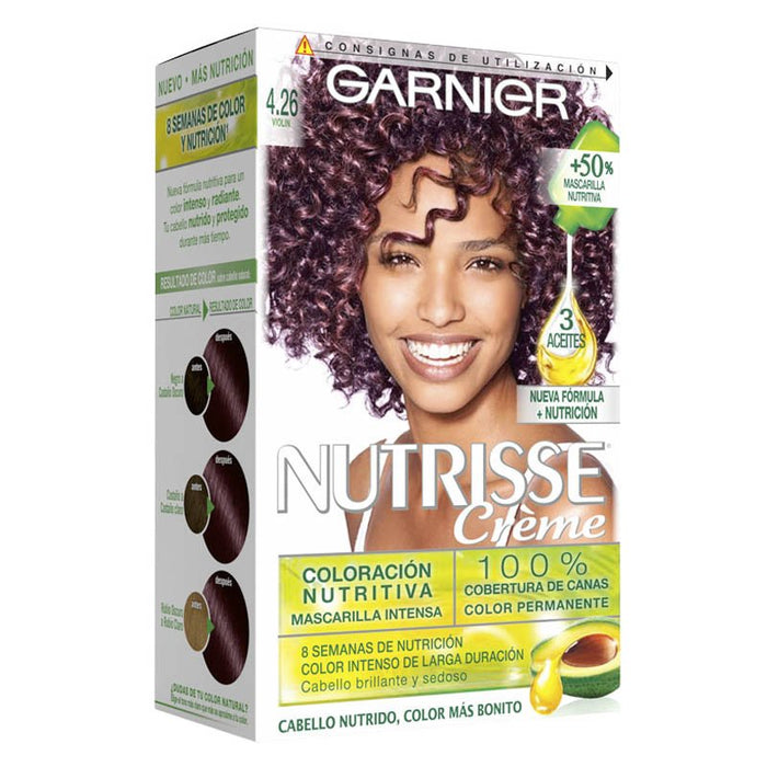 Já cuidou - Garnier : Nutrisse Crème - 4.26 Violin - 1